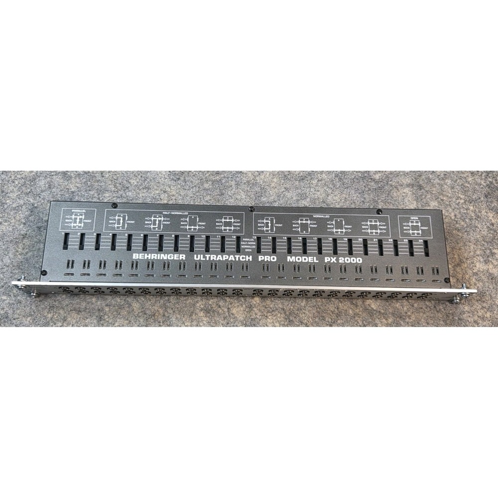 Behringer Ultrapatch Pro Model PX2000 48-Point Patchbay Rack PX 2000